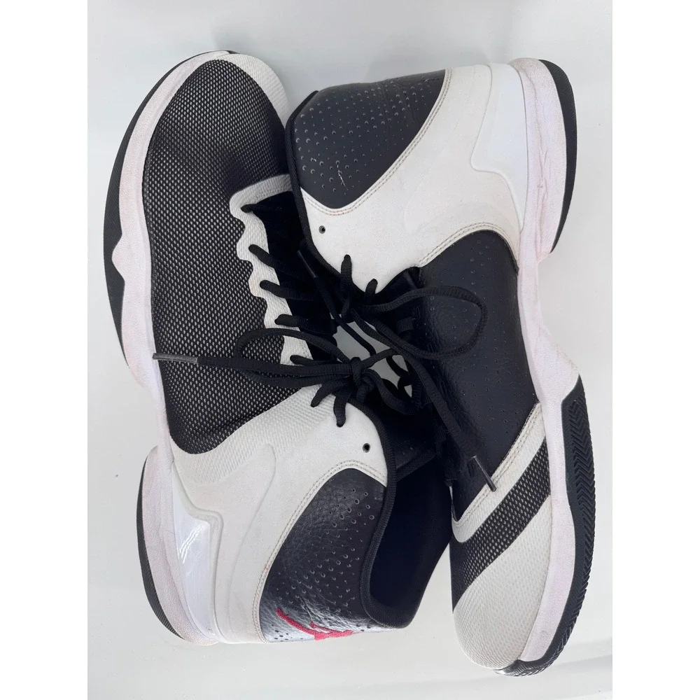 Jordan Rising High Basketball Shoes Mens 17 Black White 819163-002